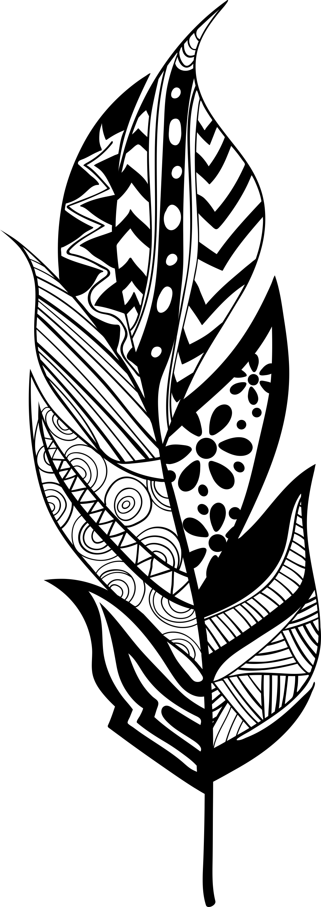 Boho 1 Sticker Outline Svg File Free Vectors